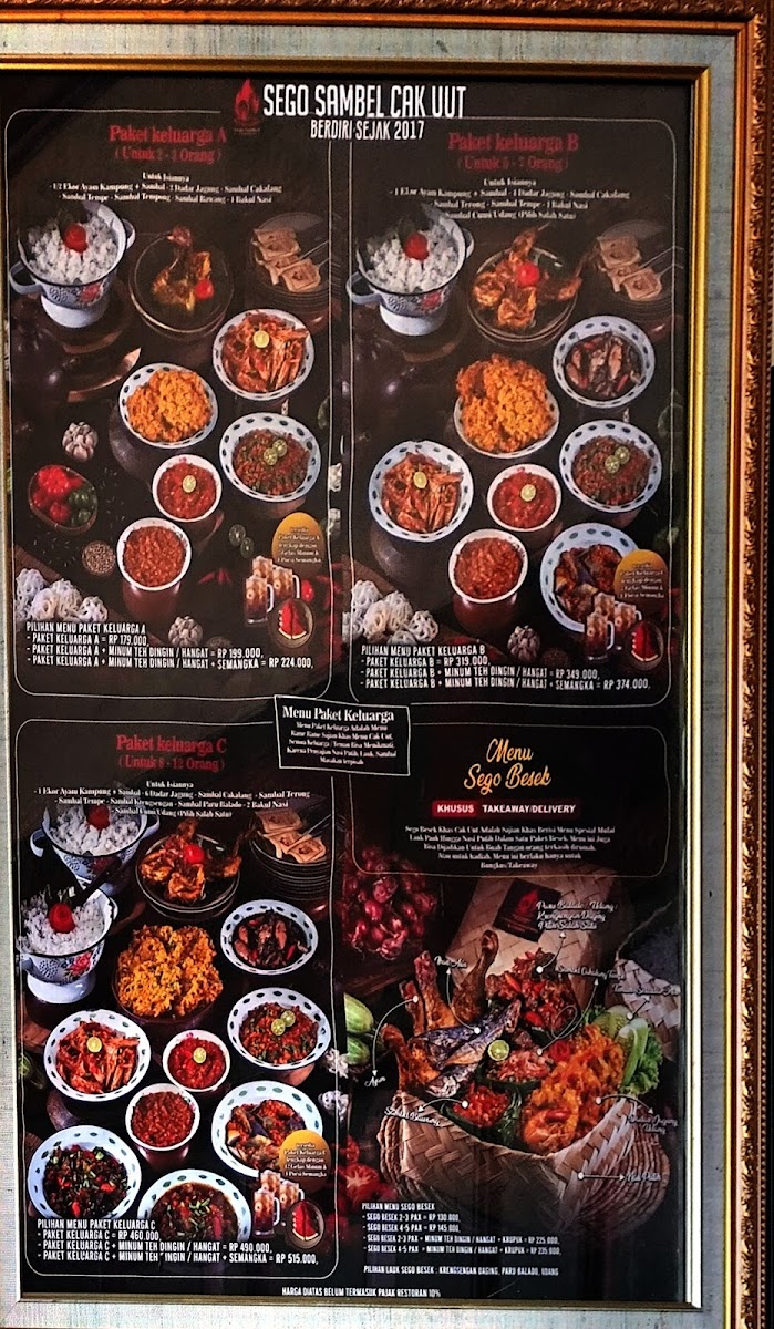 Sego Sambel Cak UUT Menu - Image 3