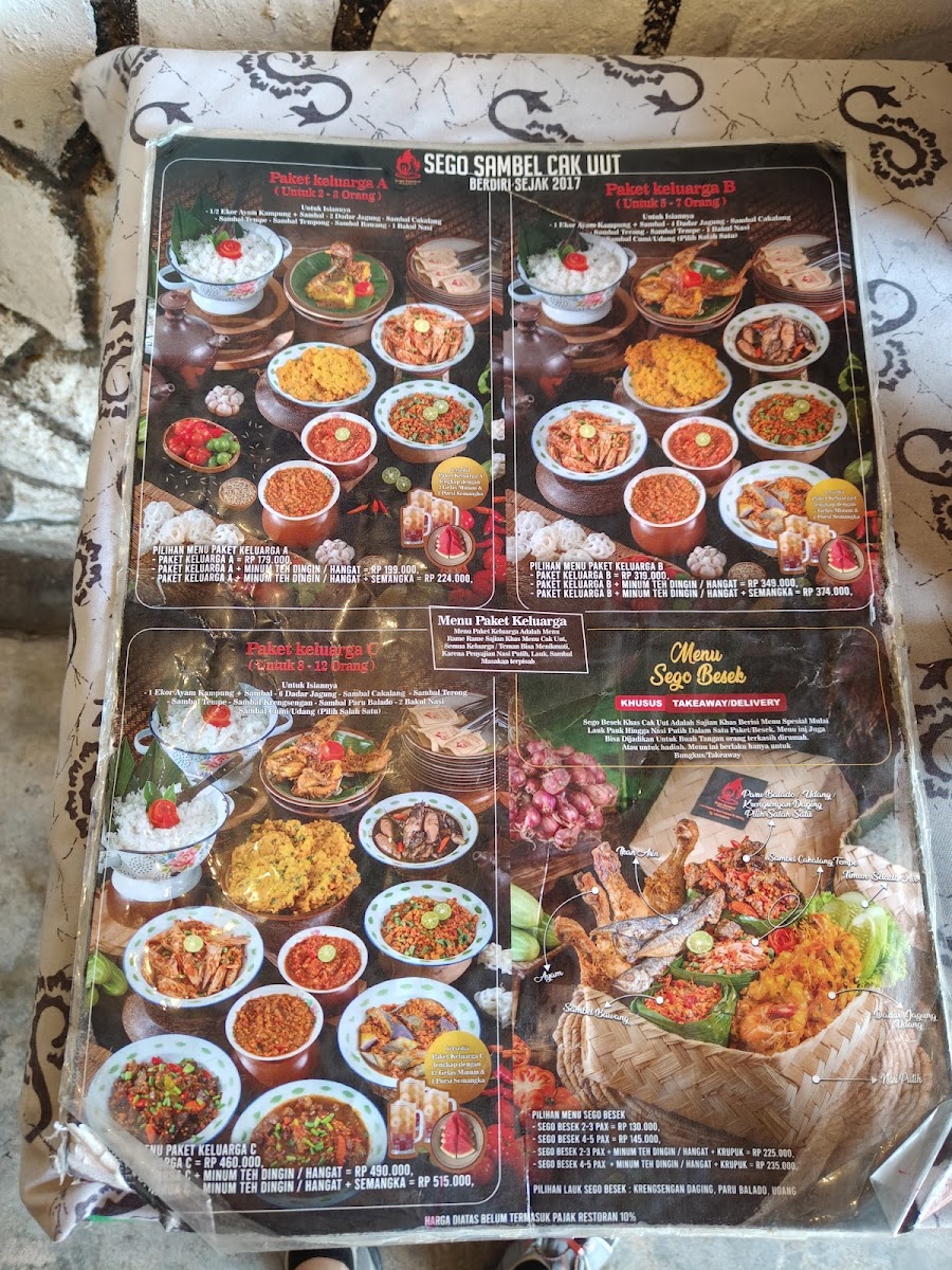 Sego Sambel Cak UUT Menu - Image 5