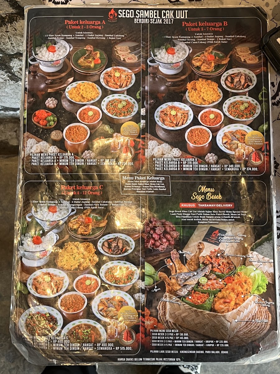 Sego Sambel Cak UUT Menu - Image 6